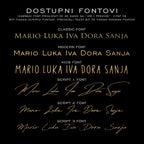 Obiteljski otisci prsta - personalizirani metalik print V1