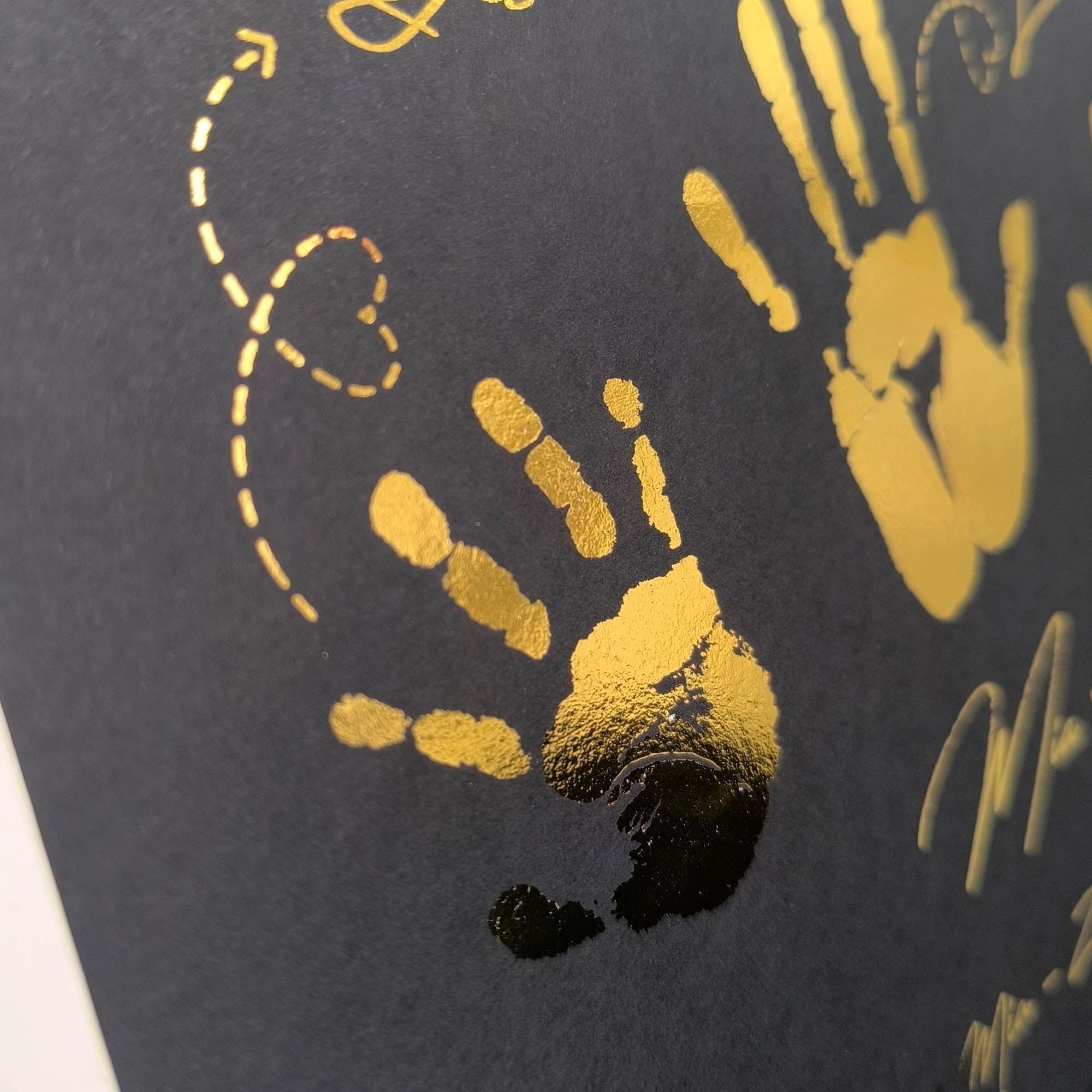 Dječji skupni otisci V2 - personalizirani metalik print sa strijelicama