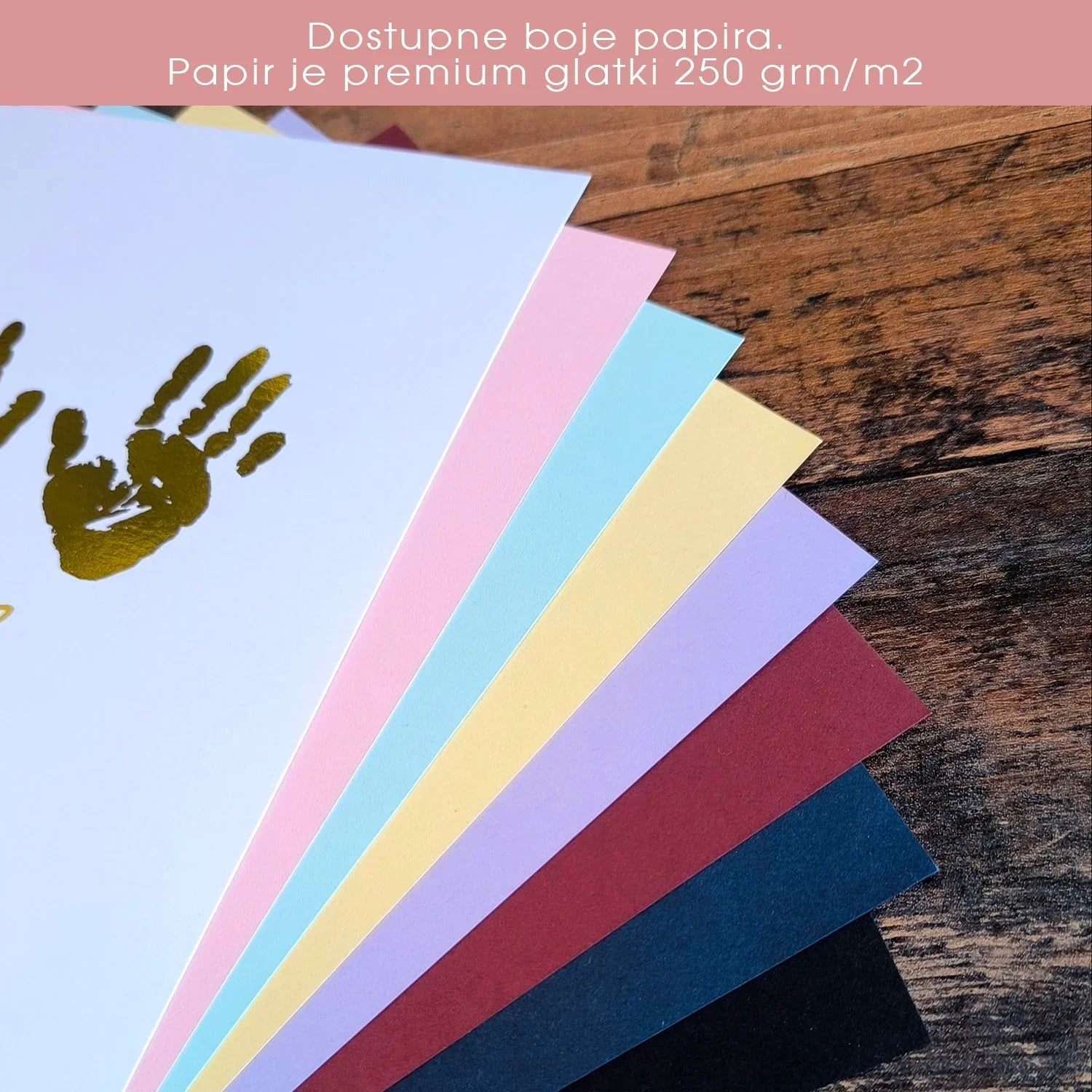 Dječji otisci - personalizirani metalik print - DI ADORE