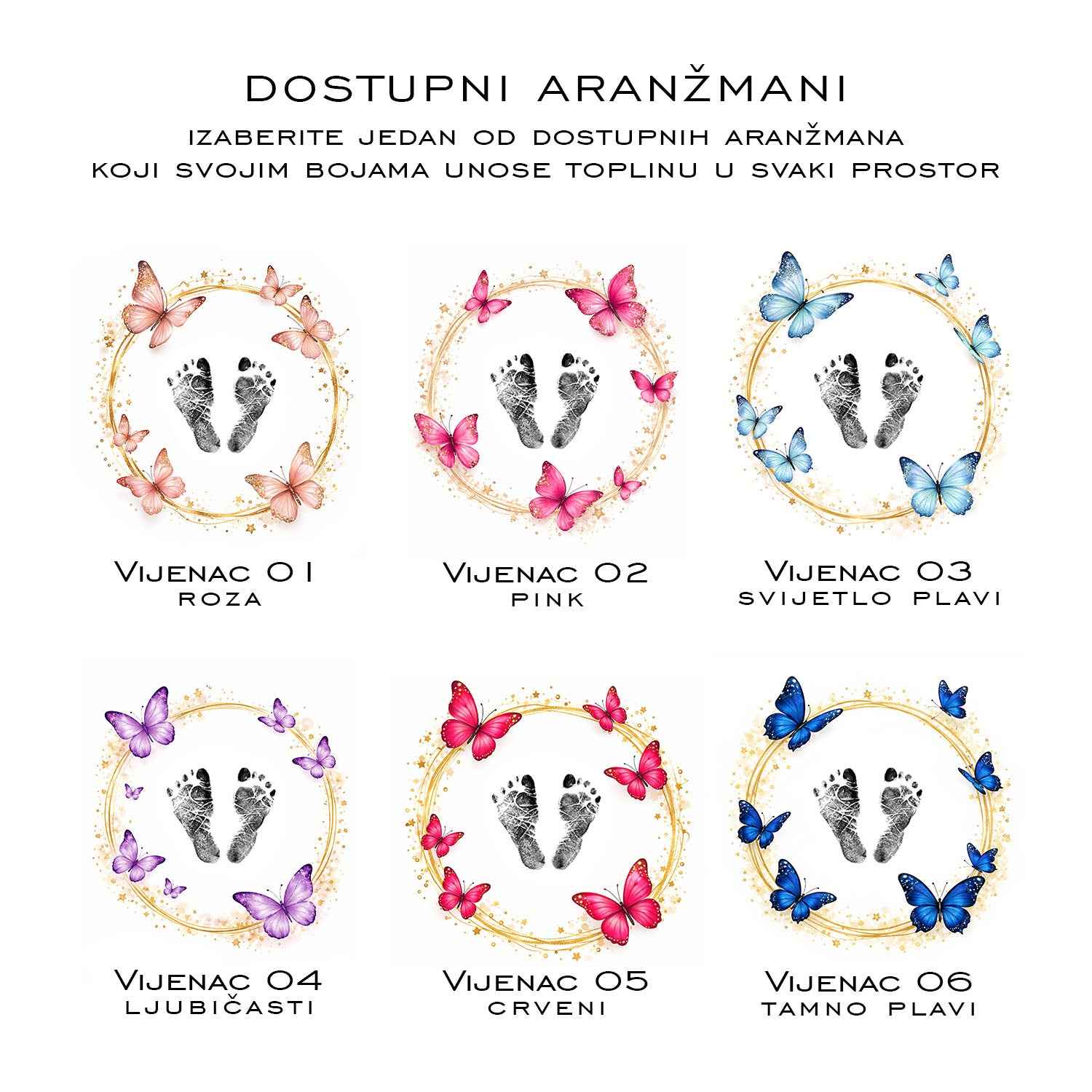 Dječji otisci - personalizirani print V1 - DI ADORE