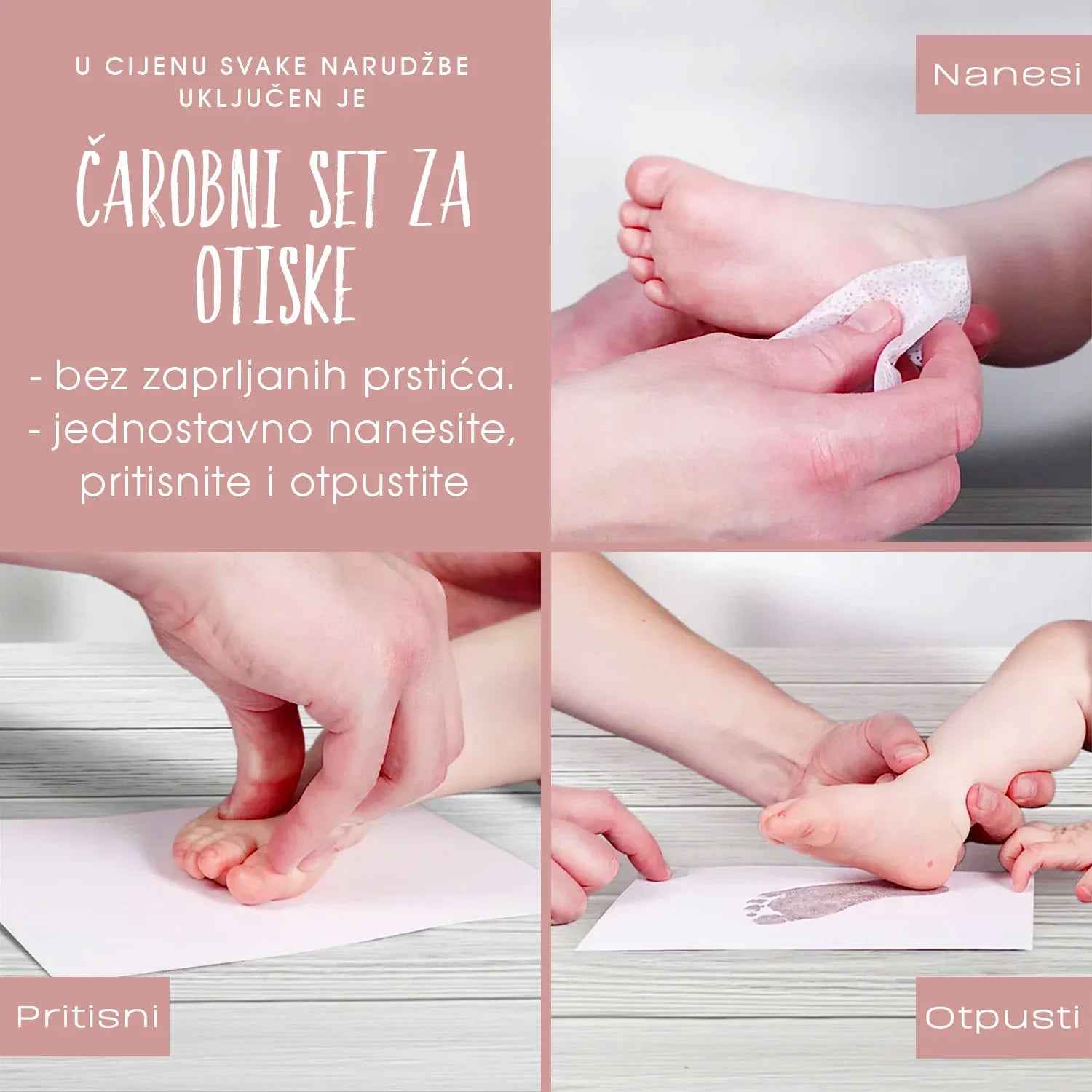 Dječji otisci - personalizirani print V3 - DI ADORE