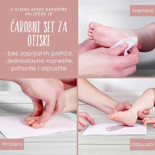 Dječji otisci - personalizirani print V3 - DI ADORE