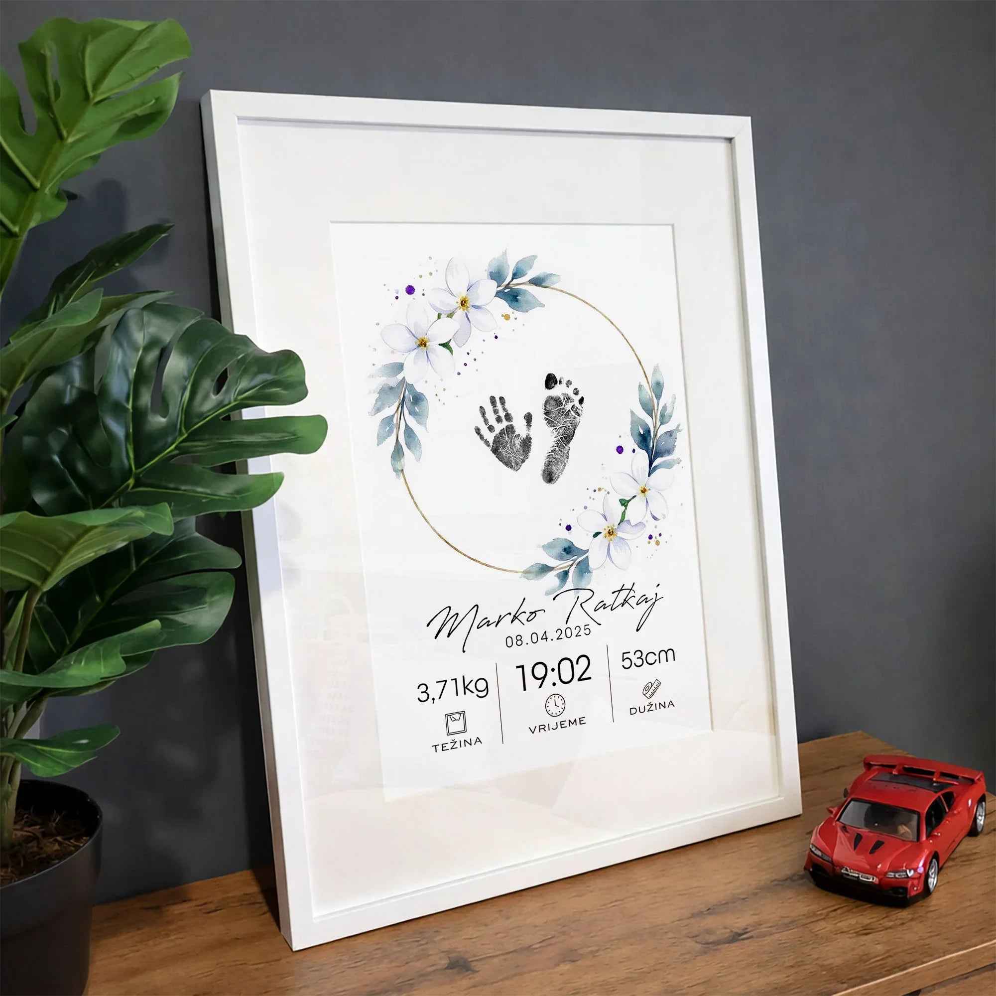 Djecji otisci personalizirani print DI ADORE