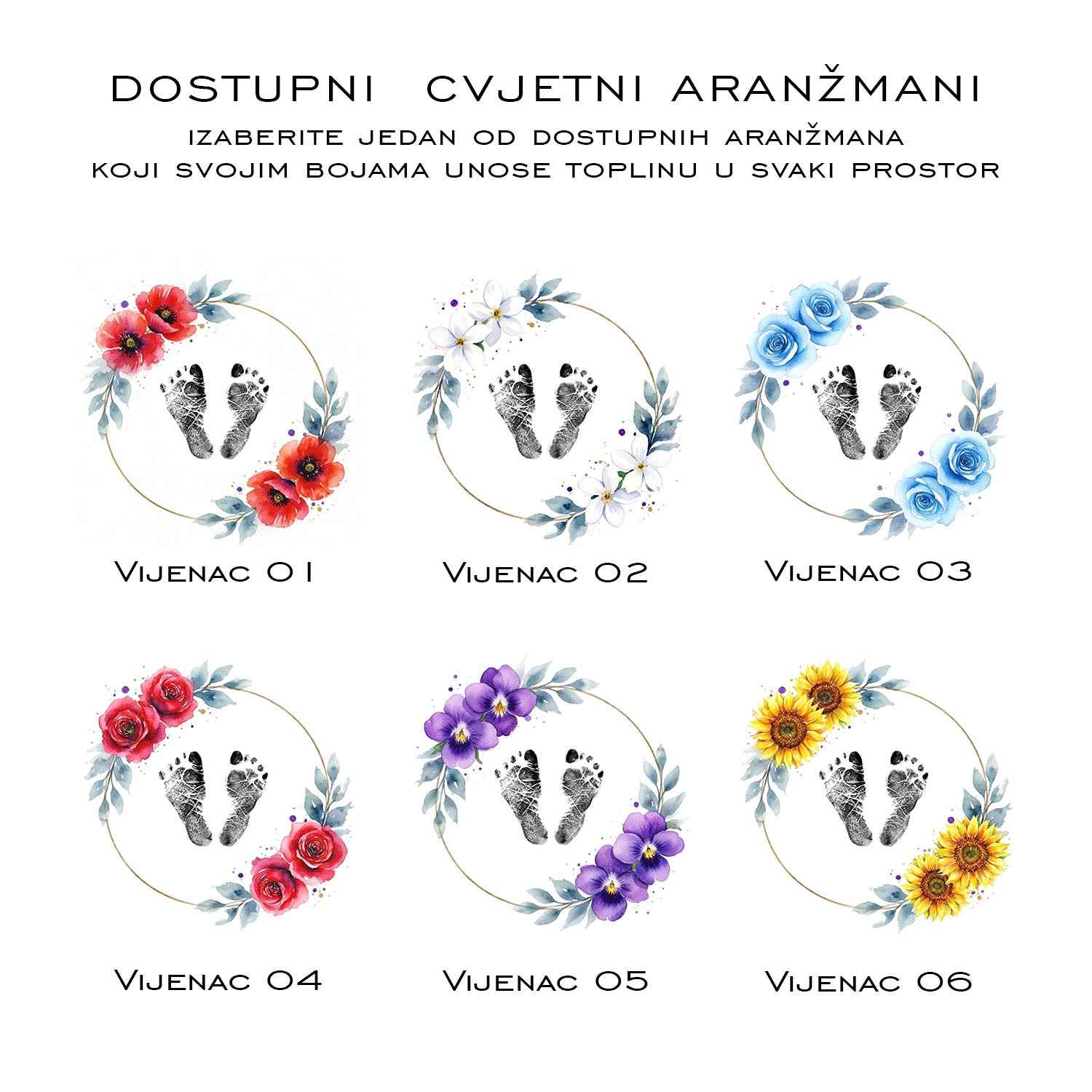 Dječji otisci - personalizirani print V3 - DI ADORE