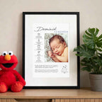 Dječji personalizirani portret rođenja DI ADORE