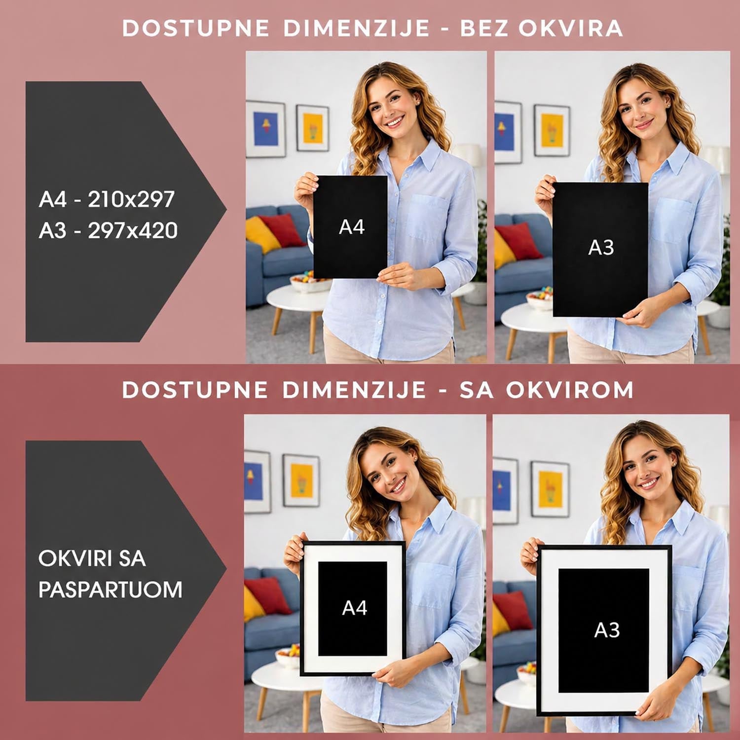dostupne dimenzije