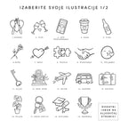 Vremenska linija - personalizirani print