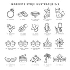 Vremenska linija - personalizirani print