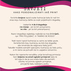 Vremenska linija - personalizirani print