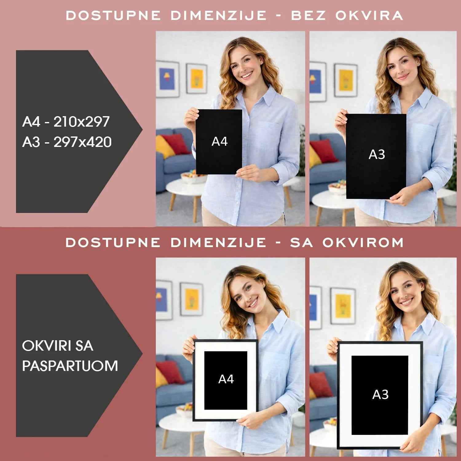 Karta gradova - personalizirani metalik print V2 - DI ADORE