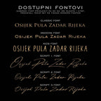 Karta gradova - personalizirani metalik print V2 - DI ADORE