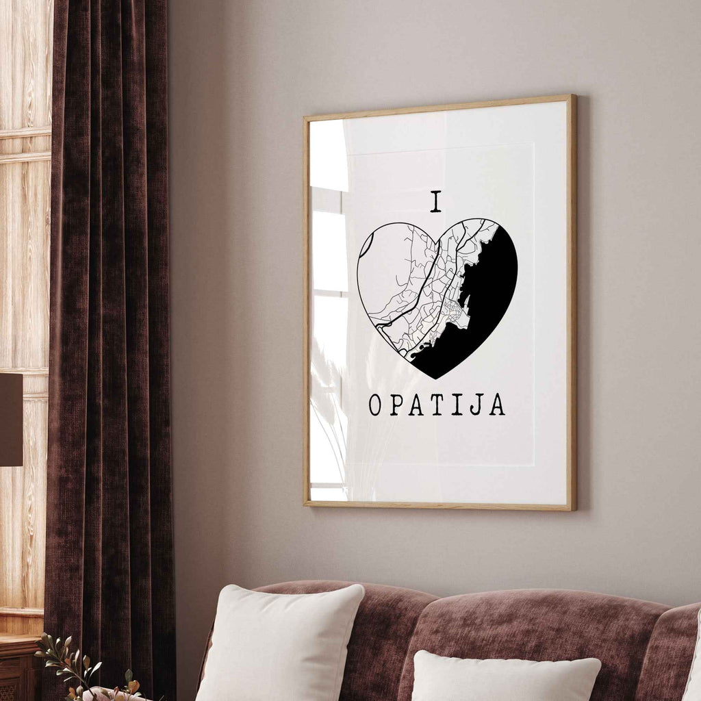Karta gradova personalizirani print DI ADORE