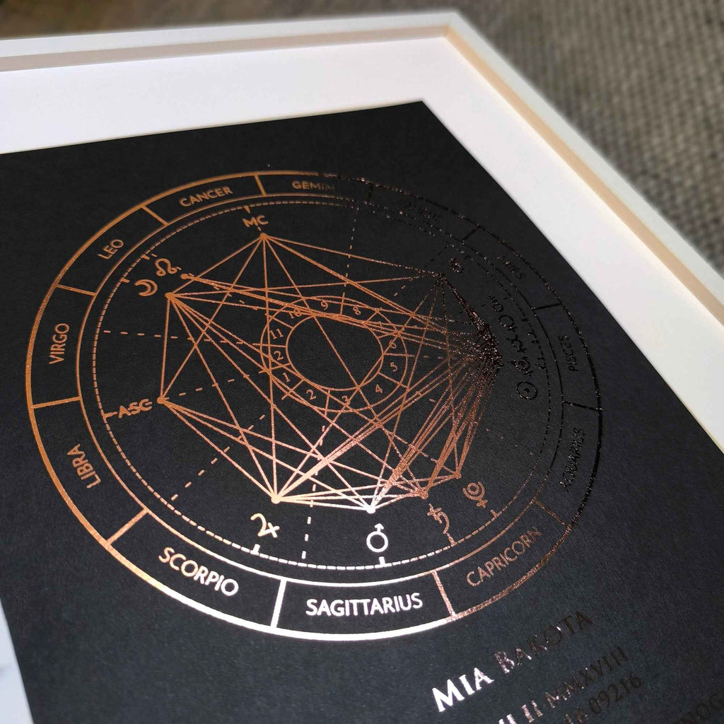 Natalna karta metalik print DI ADORE