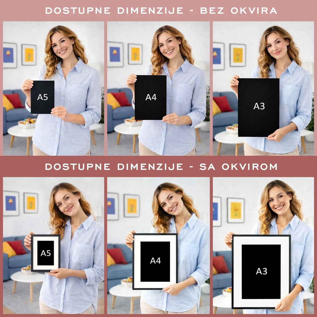Ljubimci otisci - print - DI ADORE
