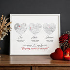 Karte gradova - personalizirani print V6