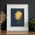 Mjeseceva mjena personalizirani metalik print DI ADORE