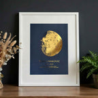 Mjeseceva mjena personalizirani metalik print DI ADORE