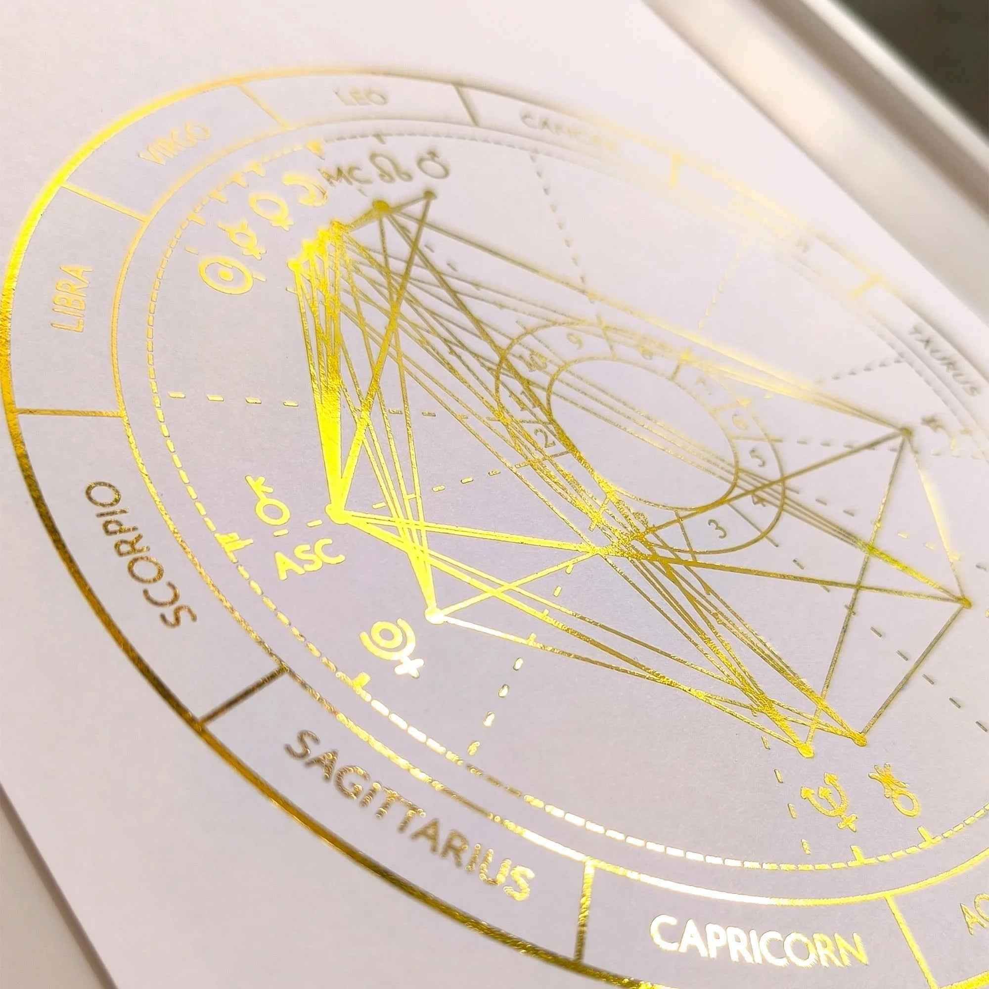 Natalna karta metalik print DI ADORE