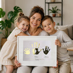 Obiteljski skupni otisci - personalizirani metalik print