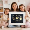 Dječji skupni otisci V2 - personalizirani metalik print sa strijelicama