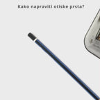 Obiteljski otisci prsta - personalizirani metalik print V1