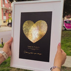 Obiteljski otisci - personalizirani metalik print V2