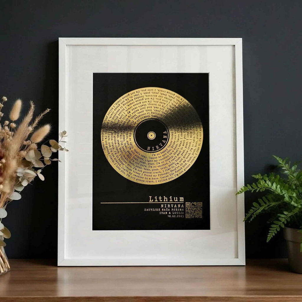 Stihovi pjesme metalik print DI ADORE