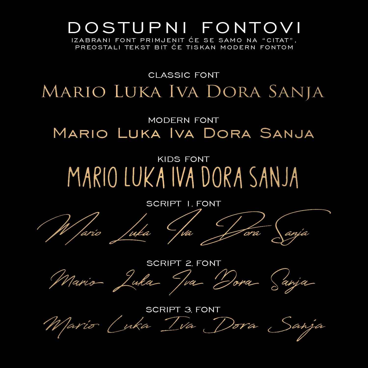 Zvjezdana karta - personalizirani metalik print V2 - DI ADORE