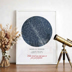 Zvjezdana karta personalizirani print DI ADORE